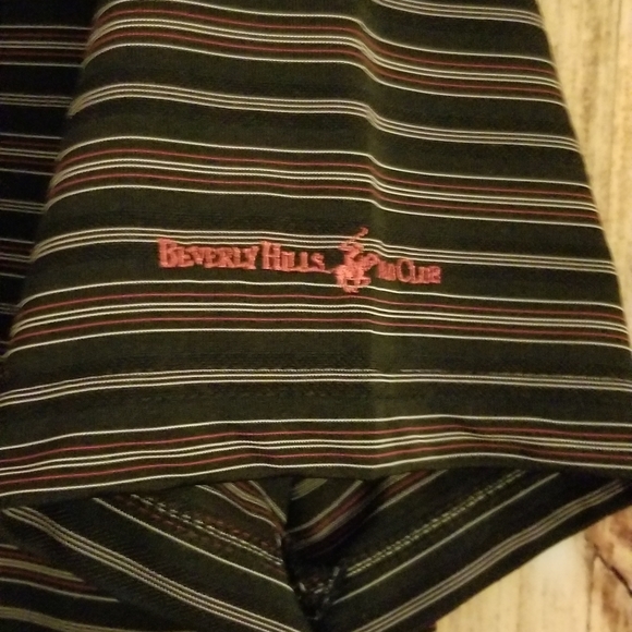 Mens Beverly Hills Polo Club Golf Shirt - Picture 3 of 6